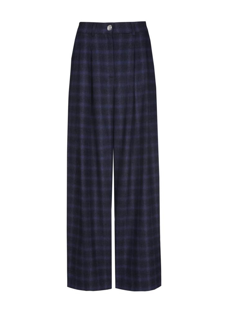 Caroline Biss - CITY-LOOK TROUSERS, ELASTICATED WAIST navy