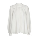 Caroline Biss - LOOSE-FITTING TUNIC WITH REFINED RIBBED TEXTURE AND BACK EFFECT off white