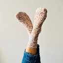 Sockette - Transparente Socken - Nina - weiß