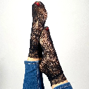Sockette - Transparente Socken - Audrey - schwarz
