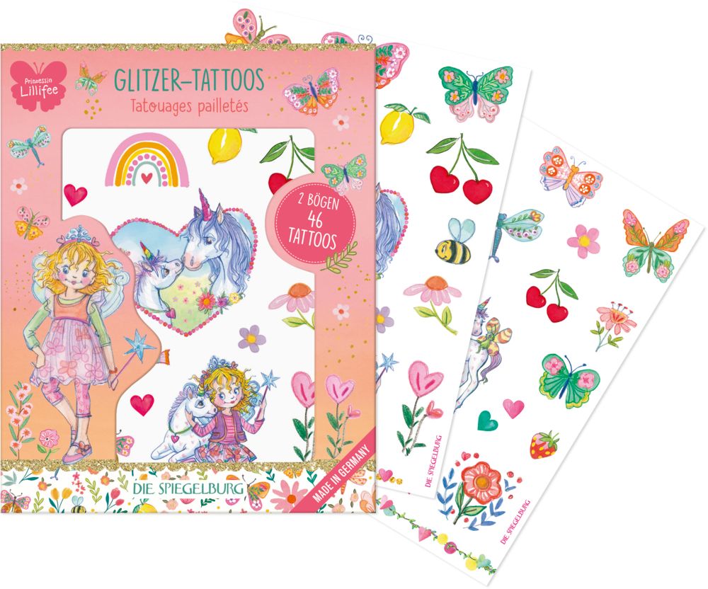 Coppenrath - Tattoos - Prinzessin Lillifee - mit Glitzer