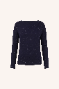 By Bar - Leya Sparkle Top - 1649 night sky