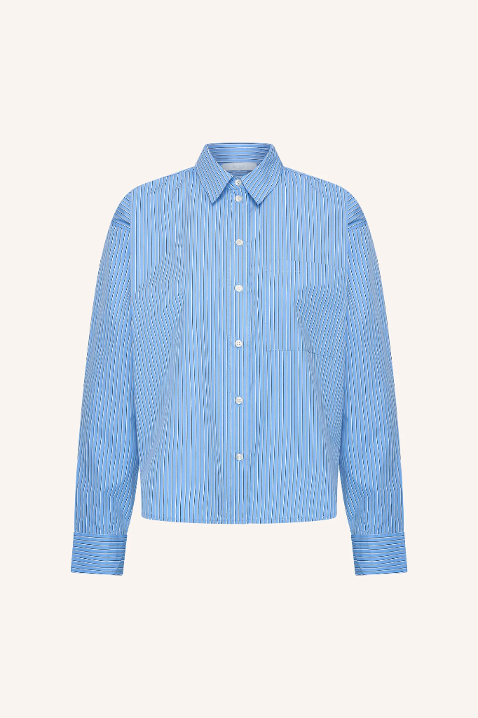 By Bar - Lise Cloud Blouse - 1652 cloud blue stripe