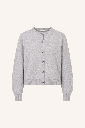 By Bar - Cleo Merino Cardigan - 825 grey melee