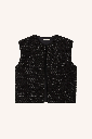 By Bar - Milo Sparkle Gilet - 860 black
