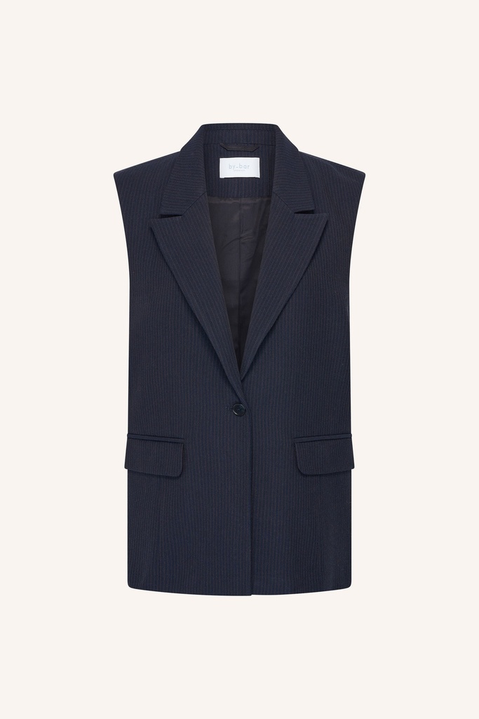 By Bar - Nes Copper Stripe Gilet - 1704 copper stripe