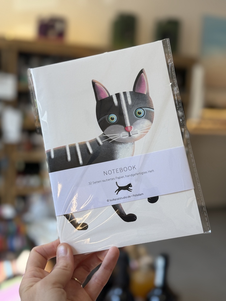 Luckycatstudio - Notizheft - Katze