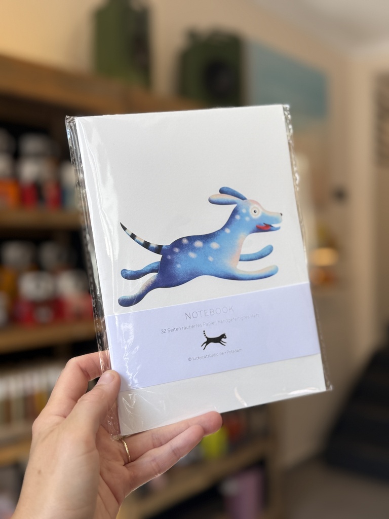 Luckycatstudio - Notizheft - Hund
