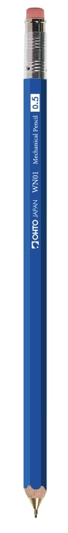 OHTO - Bleistift Holz wooden mechanical pencil 0.5, blue, WN01