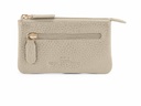 Duo Schlüsseltasche | sand | gold | genarbt