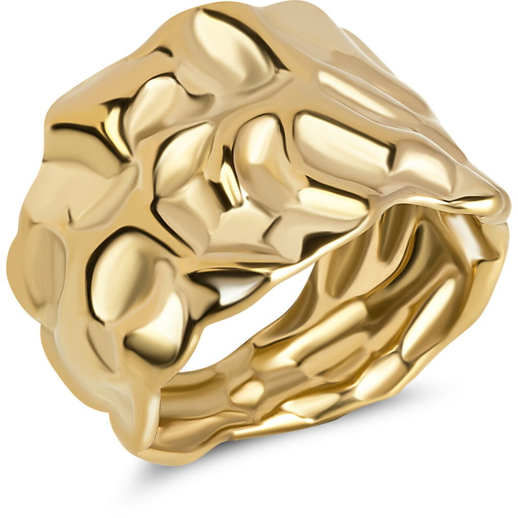 Charmins - R1837 - Chunky ring gold plated