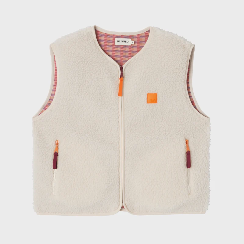 Billybelt - Sherpa Weste ärmellos - Beige