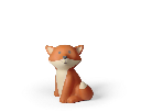 Atelier Pierre Junior - Cesar fox money box small orange - Spardose