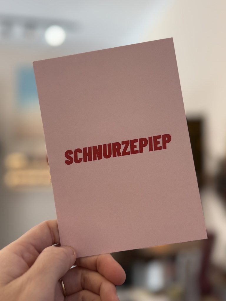 Stilbude - Postkarte - Schnurzepiep