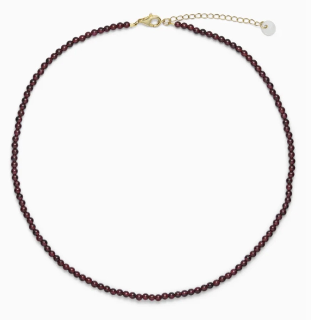 Soï Copenhagen - Kette Luna Garnet Necklace - Focus