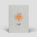 Naturbedacht - Postkarte - Alles Liebe zur Taufe (Sonne)