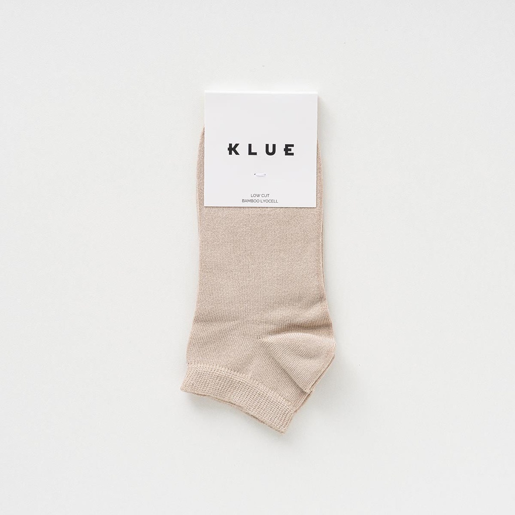 Klue - Ankle plain socks in lyocell | Beige
