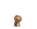 Atelier Pierre Junior - Schlüsselanhänger Hakuna lion key ring