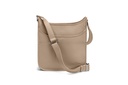 ANNA | taupe | silber | genarbt