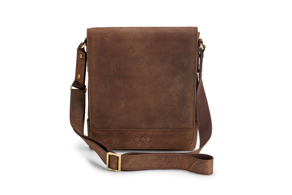 MIDI JASPER | braun | gold | Glattleder