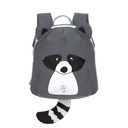Lässig - Kindergartenrucksack Tiny - Waschbär, Grau