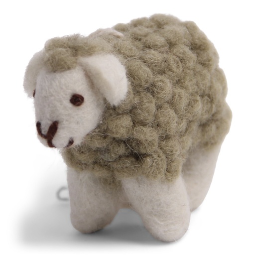 [15913] Gry & Sif (Filz) - Mini Sheep - Dusty Green