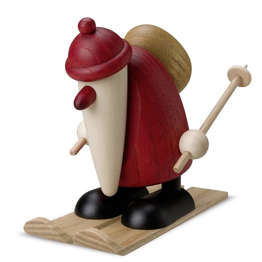 [640] Köhler - Weihnachtsmann auf Ski fahrend, klein