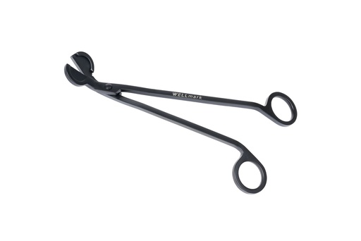 [9626] Wellmark - wicktrimmer / dochtschneider schwarz Metall 