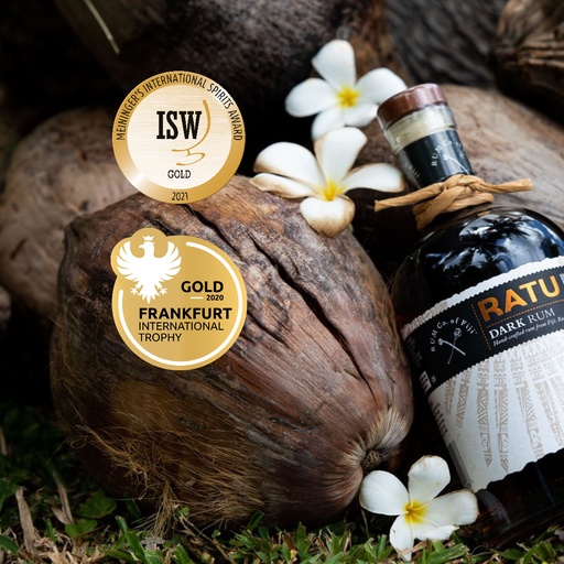 [RATU-DARKRUM-MINI] RATU Mini Dark Rum, 50 ML, 40%