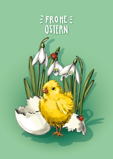 [IL0392] Nobis Design - Postkarte - illi - MINOL Frohe Ostern