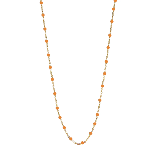 [4695-42-EXT-G] Jeberg Jewellery - Amber Glow Necklace gold