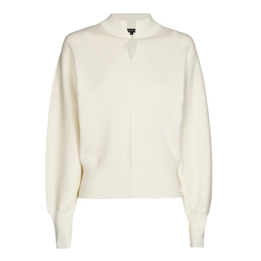 Caroline Biss - COMFORTABLE STRETCH PULLOVER - Winter White