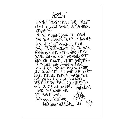 [#218] Edition Gute Geister - Postkarte - Herbst