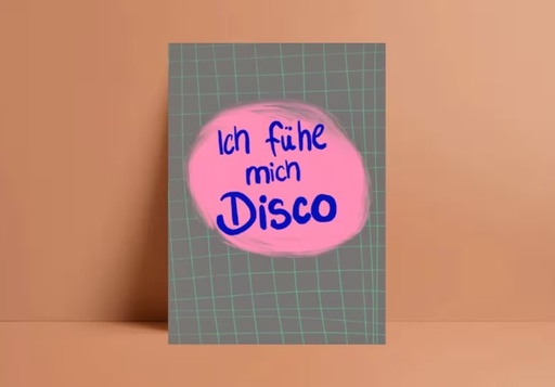 Hej Ibiza - Postkarte - Ich fühl mich Disco