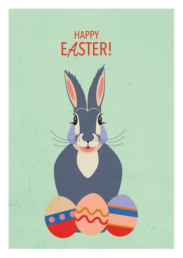 [di0708] Nobis Design - Postkarte - Daria Ivanova - Osterhase