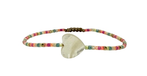 [BLHEARTKIDSSS25] LeJu - BLHEARTKIDSSS25 - BRACELET, GLASS BEADS