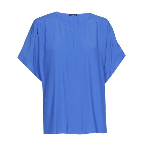 Caroline Biss - SHORT STRAIGHT TOP - bic blue
