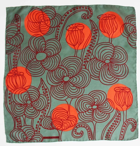 [3701692300955] Les Belles Vagabondes - Seidentuch Mini Mandalay Kaki