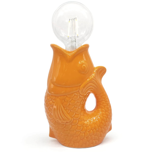 [TLA-037] Mea Living - LUCIA Tischleuchte Fisch orange