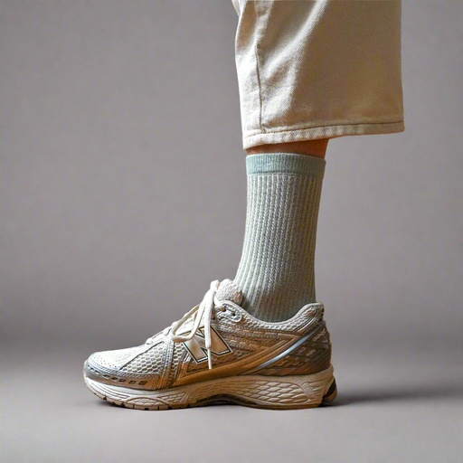 Klue - Glitter Lurex socks | stripes moonlight | eco-friendly lyocell