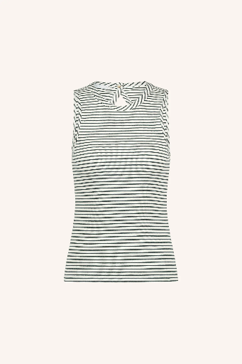 By Bar - Loop Stripe Singlet - 724 Midnight Thin Stripe