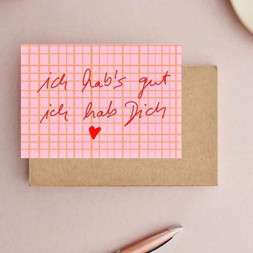 Hej Ibiza - Postkarte - Ich hab's gut, ich hab dich