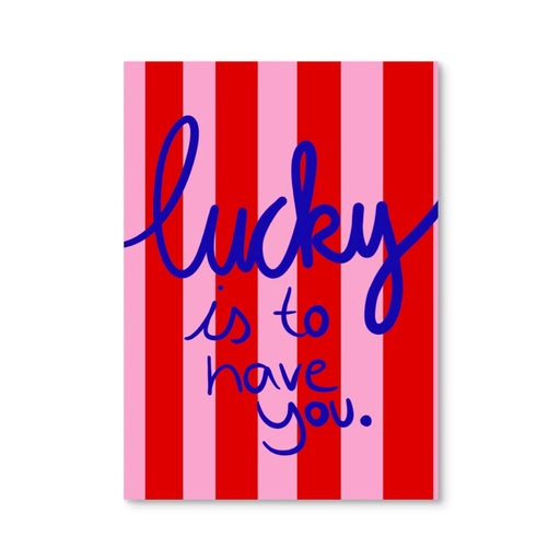 Hej Ibiza - Postkarte - Lucky is to have you