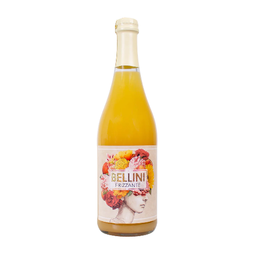 Bellini Frizzante - 6,4%vol. 750ml - aromatisiertes, weinhaltiges Getränk mit Pfirsichfruchtmark