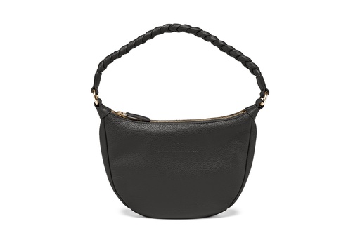 [22801] MINI EBBA | schwarz | gold | genarbt