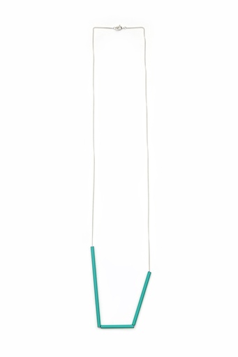 Lisa Kroeber Jewellery Art - Necklace Tubes - Turquoise