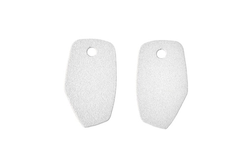 [MM2020] Lisa Kroeber Jewellery Art - Earrings Mix&Match PLATES, Sparkling White