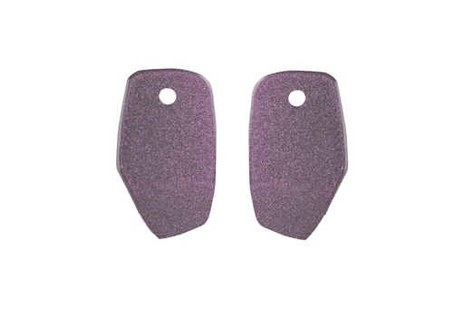 [MM3004M] Lisa Kroeber Jewellery Art - Earrings Mix&Match PLATES, Metallic Red