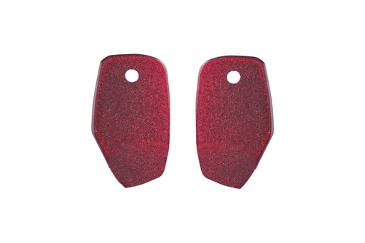 [MM3004S] Lisa Kroeber Jewellery Art - Earrings Mix&Match PLATES, Sparkling Red
