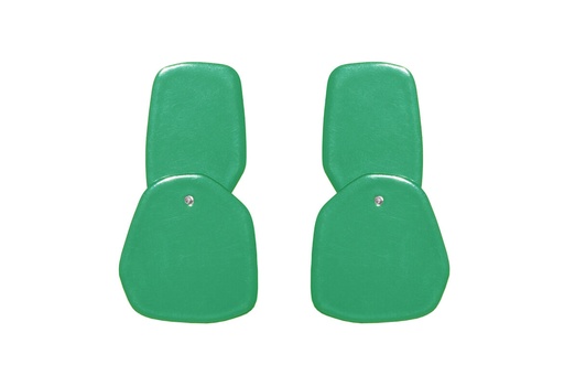 [DP-6032] Lisa Kroeber Jewellery Art - Earrings Double Petals, Signal green